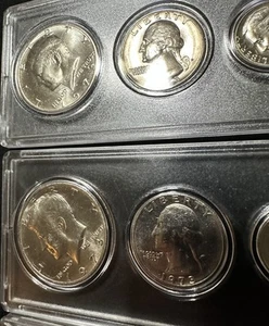 3 1973 P & D UNC Whitman Holder Mint Sets - Picture 1 of 16