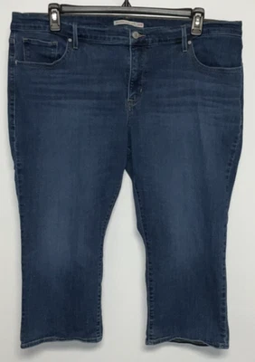Pantalones de mezclilla Levis 311 ajustados modeladores para mujer 20 W azules Foto 1 de 4