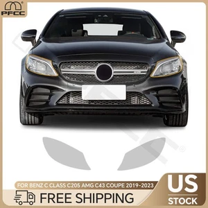 For Benz C Class C205 AMG C43 Coupe 2019-2023 Headlights Paint Protection Film - Picture 1 of 22
