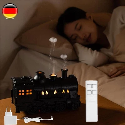 MARKENLOS Ätherisches Öl Diffusor & Luftbefeuchter 300ml Zug Diffuser mit LED-Lichter DE