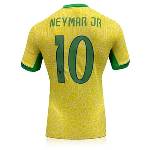 Neymar Signed Brazil Authentic 2024 Football Shirt - Picture 1 of 4