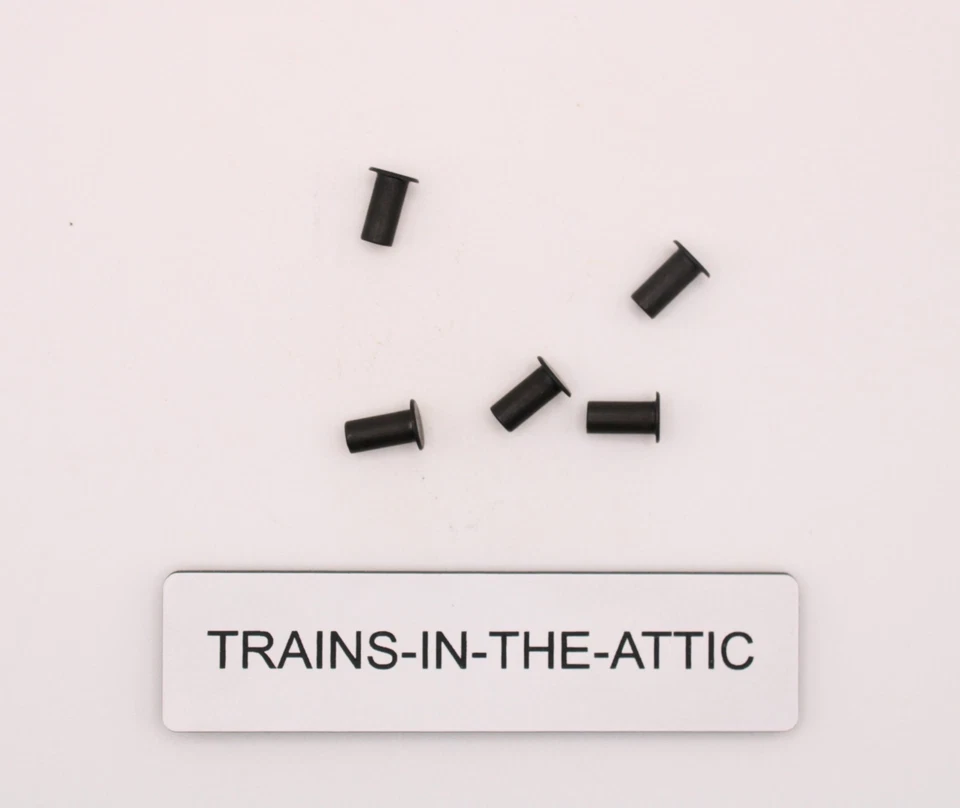 LIONEL  RIVET PART 252-23 BLACK  SET OF (5). NEW - Image 1 of 1