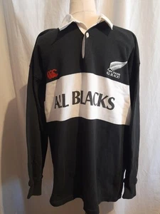 New Zealand All Blacks Rugby Jersey Size Medium Made In New Zealand - Picture 1 of 4