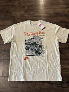 Camiseta para hombre Nike Sportswear Air Max Racing Team Sea Glass HJ6897 talla grande - Imagen 1 de 4