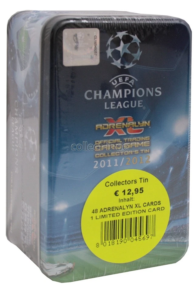 Panini Adrenalyn XL - Champions League 11/12 - Collectors Tin (8 Boosters) - Image 1 of 1