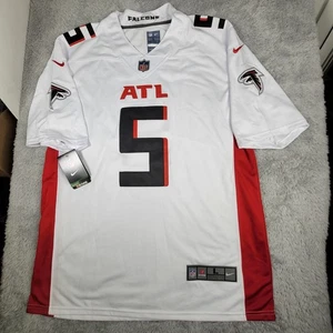 Nike Drake London Atlanta Falcons NFL White Game Jersey Men's Size Large - Picture 1 of 8