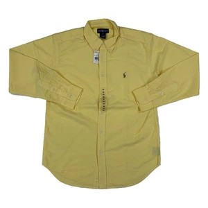 *MINOR DEFECT* Polo Ralph Lauren Boy's Button-Down Shirt - Yellow - Size: 16 - Picture 1 of 4