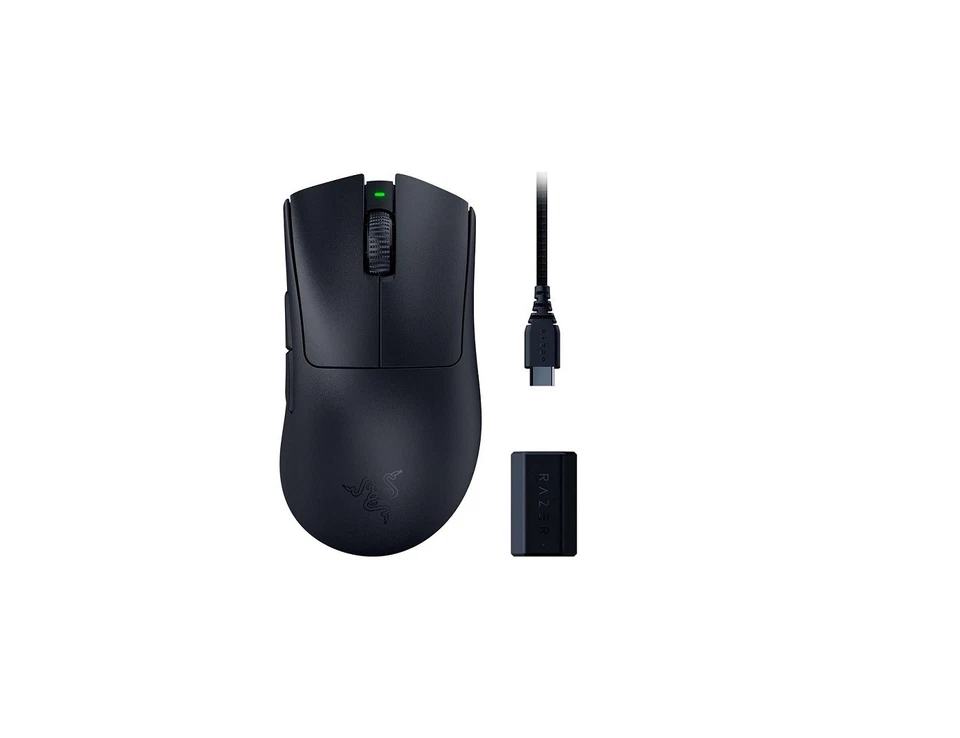 Open Box Razer Deathadder V3 Pro Wireless Gaming Mouse Black RZ01-04630300-R3WL - Image 1 of 1