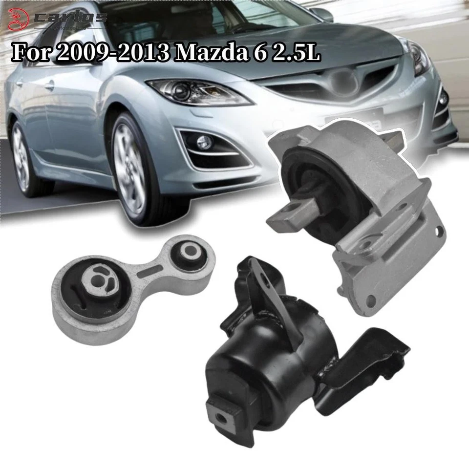3x Motor de motor y transmisión y montaje de puntal de par para Mazda 6 2009-2013 2,5 L Foto 1 de 4