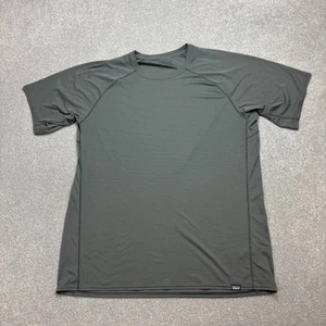 Patagonia Shirt Adult X Large Grey Capilene Cool Hiking Outdoors Trail Surf Men - Picture 1 of 9