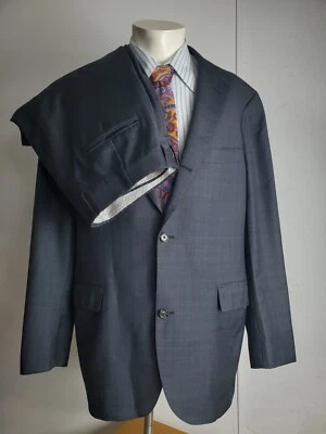 J Press Presidential Suit Mens 42 Long Gray Plaid Wool Jacket Cuffed Pant 35X30 - Image 1 of 4