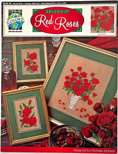 SPLENDID RED ROSES Cross Stitch Chart by True Colors - Picture 1 of 1