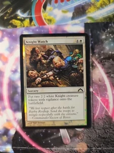 MTG - Gatecrash - Knight Watch - Foil - NM 19/249 magic the gathering card tgc - Picture 1 of 4