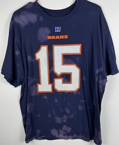 Chicago Bears XL Shirt Blue NFL Brandon Marshall #15 XL Short Sleeve T Shirt