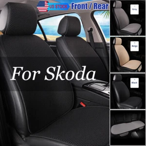 Breathable Automotive Seat Covers Car Cushions Mats for Skoda Ice Silk Interior - Picture 1 of 30