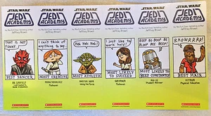 SDCC COMIC CON EXKLUSIV Jeffrey Browns Star Wars Jedi Academy SECHS LESEZEICHEN - Bild 1 von 2