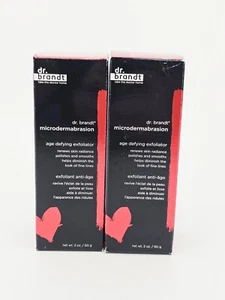 Dr Brandt Microdermabrasion Renewing Age Defying Face Exfoliator Lot of 2 - Picture 1 of 6