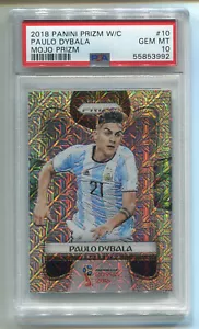 2018 Panini Prizm World Cup Mojo Paulo Dybala PSA 10 Argentina Soccer Football - Picture 1 of 2