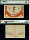 FR. 7 50 1942 World Paper Money French Oceania PMG AU50