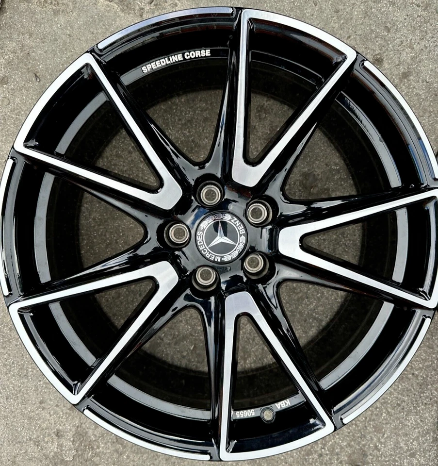 4 alufelgen Speedline Vettore 8,5x19 et35 fur Mercedes C, E, Gle, Glc - Bild 1 von 1