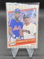 ⚾️🔥 1989 Fleer Darryl Strawberry/Will Clark Super Star Special Card #632