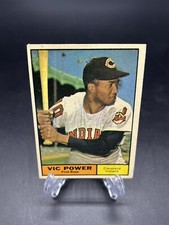 1961 Topps Set-Break #255 Vic Power  - Cleveland Indians - Lot972￼