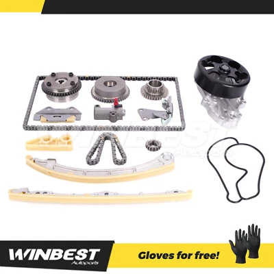 Kit de cadena de distribución con bomba de agua de piñón VVT para 06-11 Honda Civic SI 2,0 L nuevo Foto 1 de 4