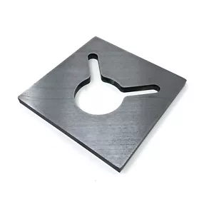 Placa para ojos de banjo doble offroad anónima con ojo de cerradura - Imagen 1 de 4
