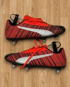 Scarpe da calcio Puma, con tacchetti di alluminio, Taglia 42, Colore Nero - Foto 1 di 5