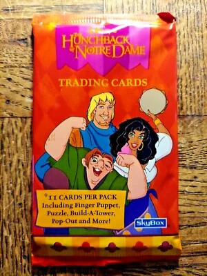 TARJETAS COLECCIONABLES DEL JOROBADO DE NOTRE DAME "1 PACK" DE SKYBOX Foto 1 de 4