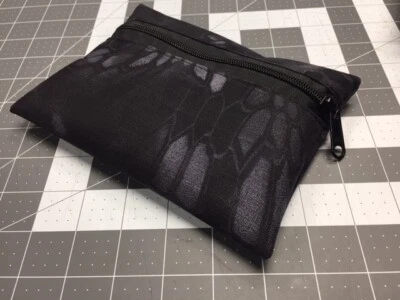 LIVESOUTSIDE.COM LIVESOUTSIDE Kryptek Typhon Black Camo Tactical Zipper Bag Small USA Made