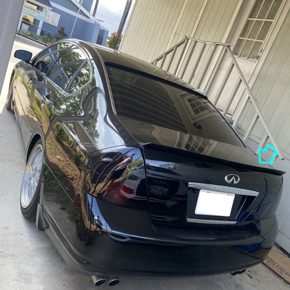 284B Rear Duckbill Trunk Spoiler Wing Fits 2006~2010 Infiniti M35x M45x Sedan - Изображение 1 из 4