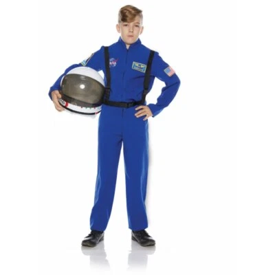 Underwraps Astronaut Flight Suit NASA Blue Childrens Halloween Costume 25723 - Image 1 of 3
