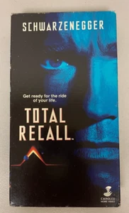 TOTAL RECALL ARNOLD SCHWARZENEGGER CAROLCO HOME VIDEO VHS - Picture 1 of 3