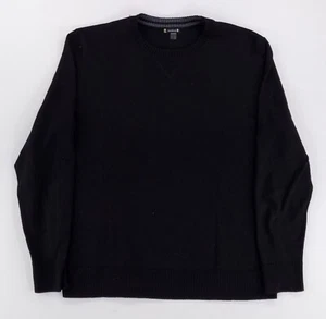Smartwool Merino Wool Sweater Crew Neck Black Long Sleeve Mens L - Picture 1 of 6