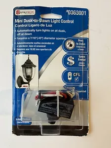 120VAC 4.2 Mini Dusk To Dawn Photocell Automatic LED Light Control Sensor Switch - Picture 1 of 2