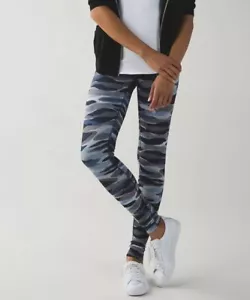 Lululemon wunder under hi rise leggings blue full-on Luon size 6 au10 leggings - Picture 1 of 6