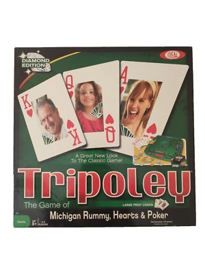 Tripoley 钻石版密歇根州拉米心扑克游戏全新开箱 — 第 1/4 张图片