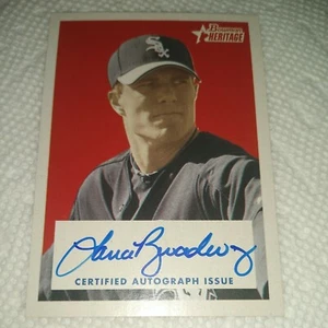 Lance Broadway 2006 Bowman Heritage CERTIFIED AUTOGRAPH #SG-LB Chicago White Sox - Picture 1 of 2