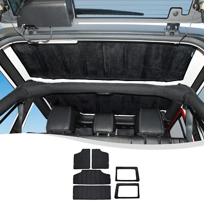 For 2012-2017 Jeep Wrangler JK Hardtop Headliner Roof Insulation Kit Accessories Foto 1 de 4
