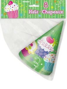 Cupcake Hat Party Birthday Party Hats Birthday Party Supply Decoration 8ct - Picture 1 of 1