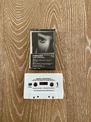 FOREIGNER Inside Information Cassette Tape Atlantic Records 1987 - Image 1 of 4