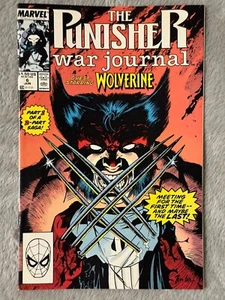 Marvel COMICS The Punisher War Journal 6 1st Wolverine Cross Over JIM LEE 1988 - Picture 1 of 7