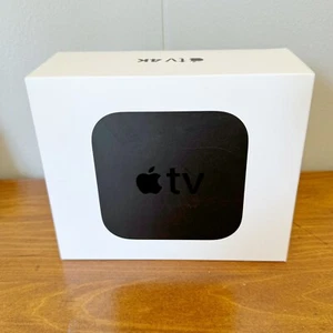 BOX ONLY Apple TV 4K HDR 32GB Empty - No TV, No Accessories Factory Retail - Picture 1 of 3