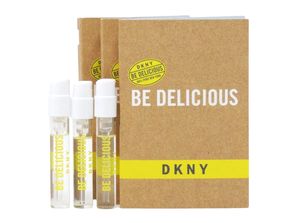 DKNY BE DELICIOSO EDP 1,5 ml 0,05 fl oz x 3 muestras de spray de perfume Foto 1 de 1