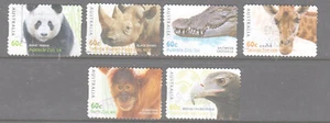 Australia 2012 ZOOS used set 6 self adhesive stamps. - Picture 1 of 1