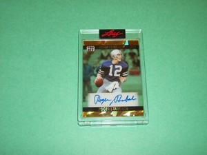 Roger Staubach Auto Card 2023 Leaf Pro Set Pure '90 GOLD /3 Dallas Cowboys!!!!!