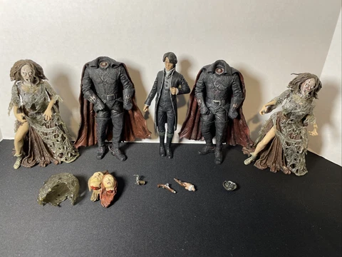 McFarlane Toys Sleepy Hollow The Headless Horseman Figure Lot of 5 Loose 1999 Cover