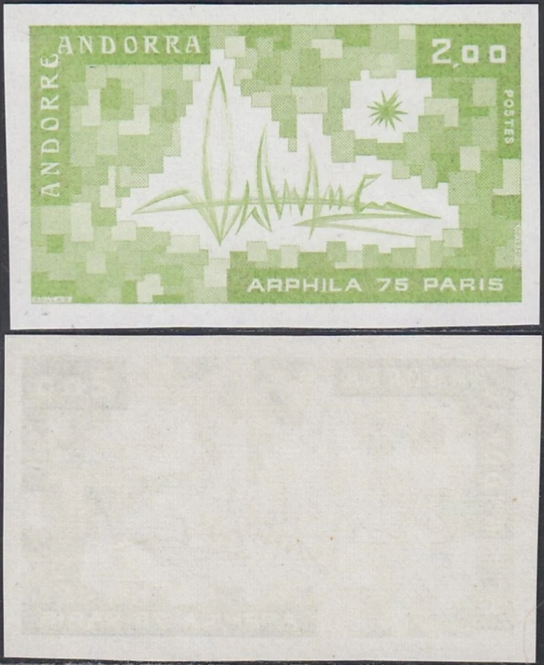 Andorra 1975 - Andorra francesa - Sello MNH. Mi Nº: 269. Prueba.......(EB) AR-11029 Foto 1 de 1