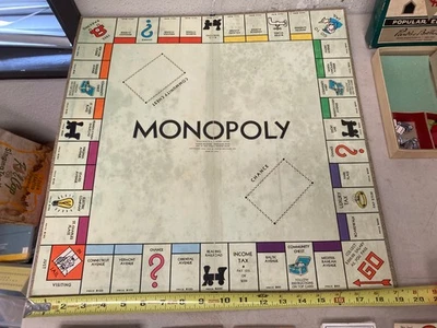 Vintage 1964 Parker Brother Monopoly Board Game Red Box No. 11 Edition - Image 1 of 4